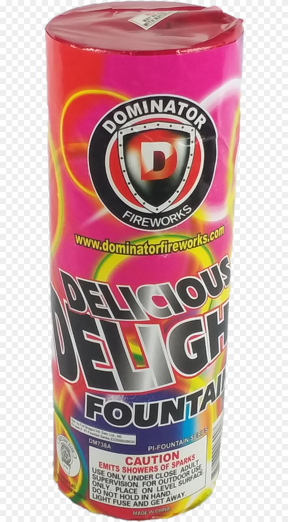 Delicious Delight Fountain Fireworks, Can, Tin, Paper Free Transparent Png