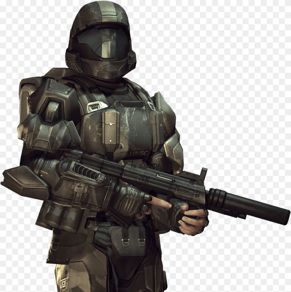 Delicious Oreoz Halo 3 Odst Render, Adult, Gun, Male, Man Png