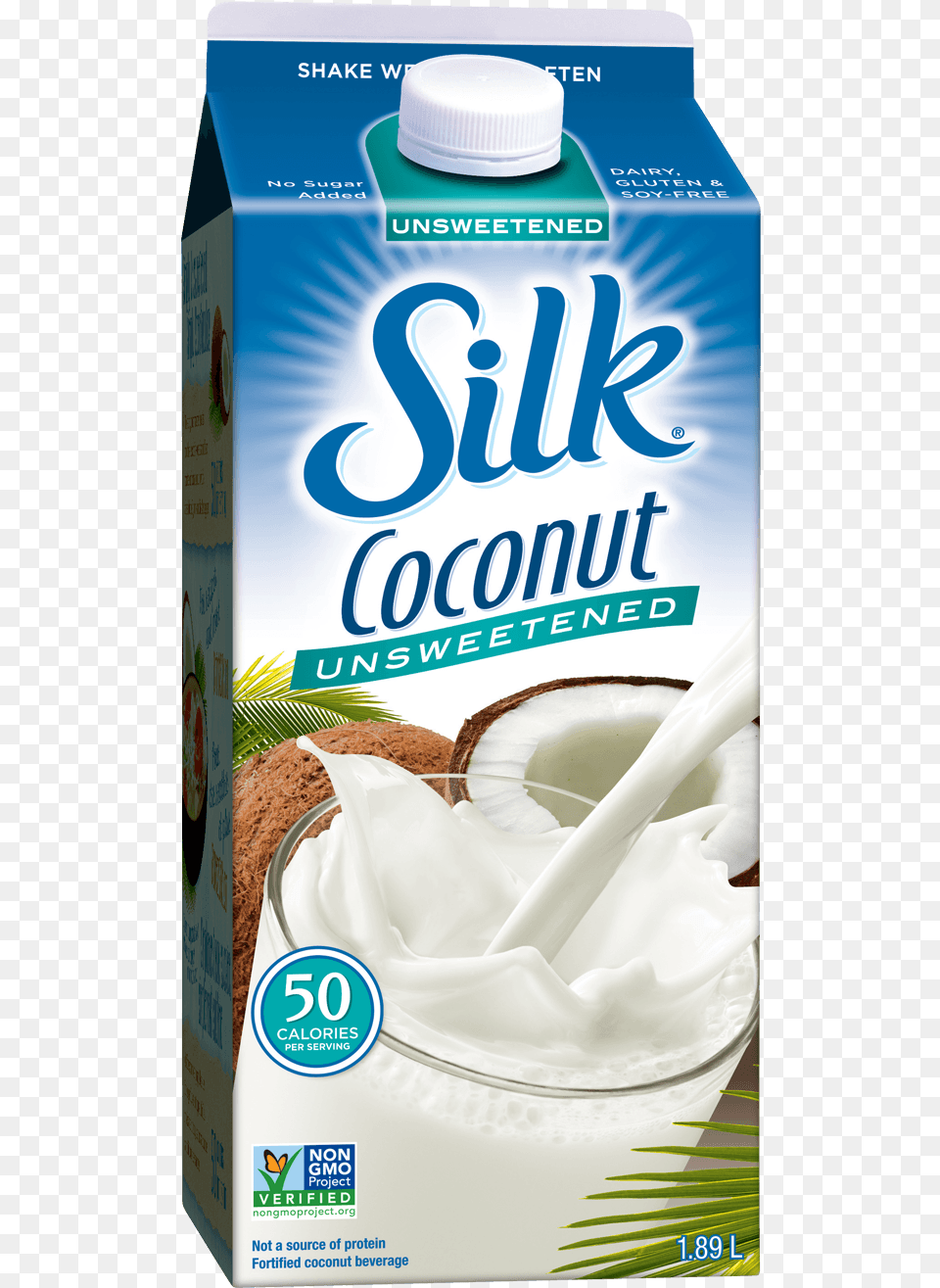 Delicious Silk Soy Almond Silk Coconut Milk, Beverage, Dairy, Food, Cream Png Image