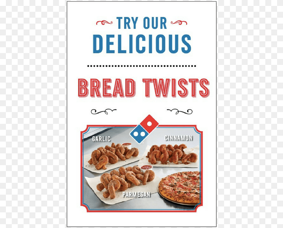 Delicious White Bread Twists Window Cling Bread Cling, Food, Pizza, Advertisement, Nut Png