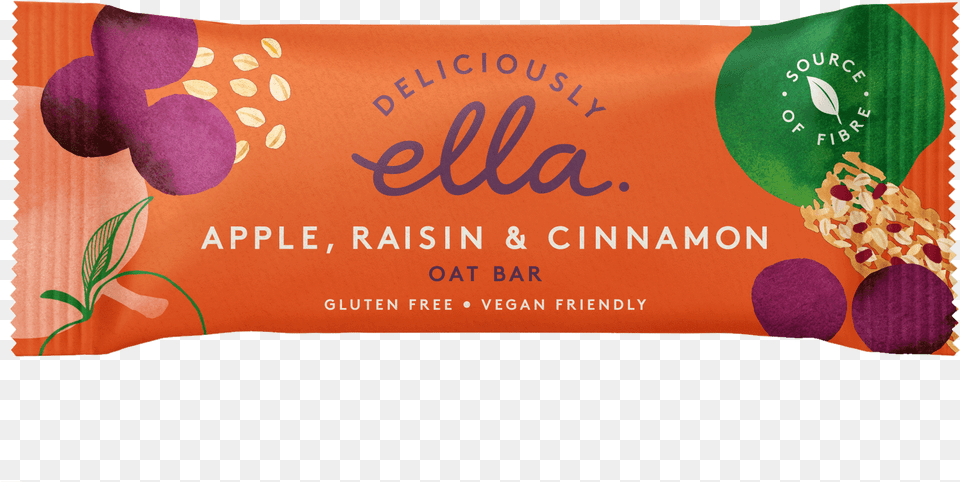Deliciously Ella Apple Raisin Amp Cinnamon Oat Bar 16 Deliciously Ella Bar, Cushion, Home Decor, Food, Sweets Png Image