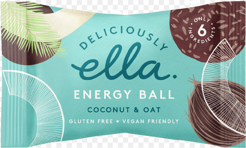 Deliciously Ella Coconut Amp Oat Energy Ball X Deliciously Ella Balls, Advertisement, Poster, Cushion, Home Decor Png Image