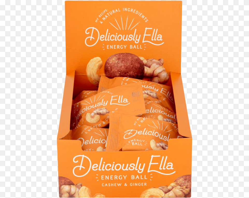 Deliciously Ella Energy Balls Deliciously Ella Ginger Energy Balls, Advertisement, Poster, Apple, Food Free Png Download