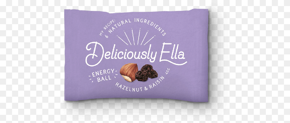 Deliciously Ella Hazelnut Amp Raisin Energy Ball 40g Sea Snail, Cushion, Home Decor, Pillow, Food Png