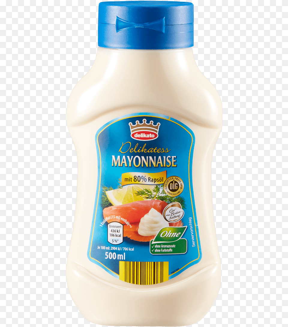 Delikato Delikatess Mayonnaise Von Aldi Nord Mayonnaise Aldi, Food, Tape, Beverage, Milk Png Image