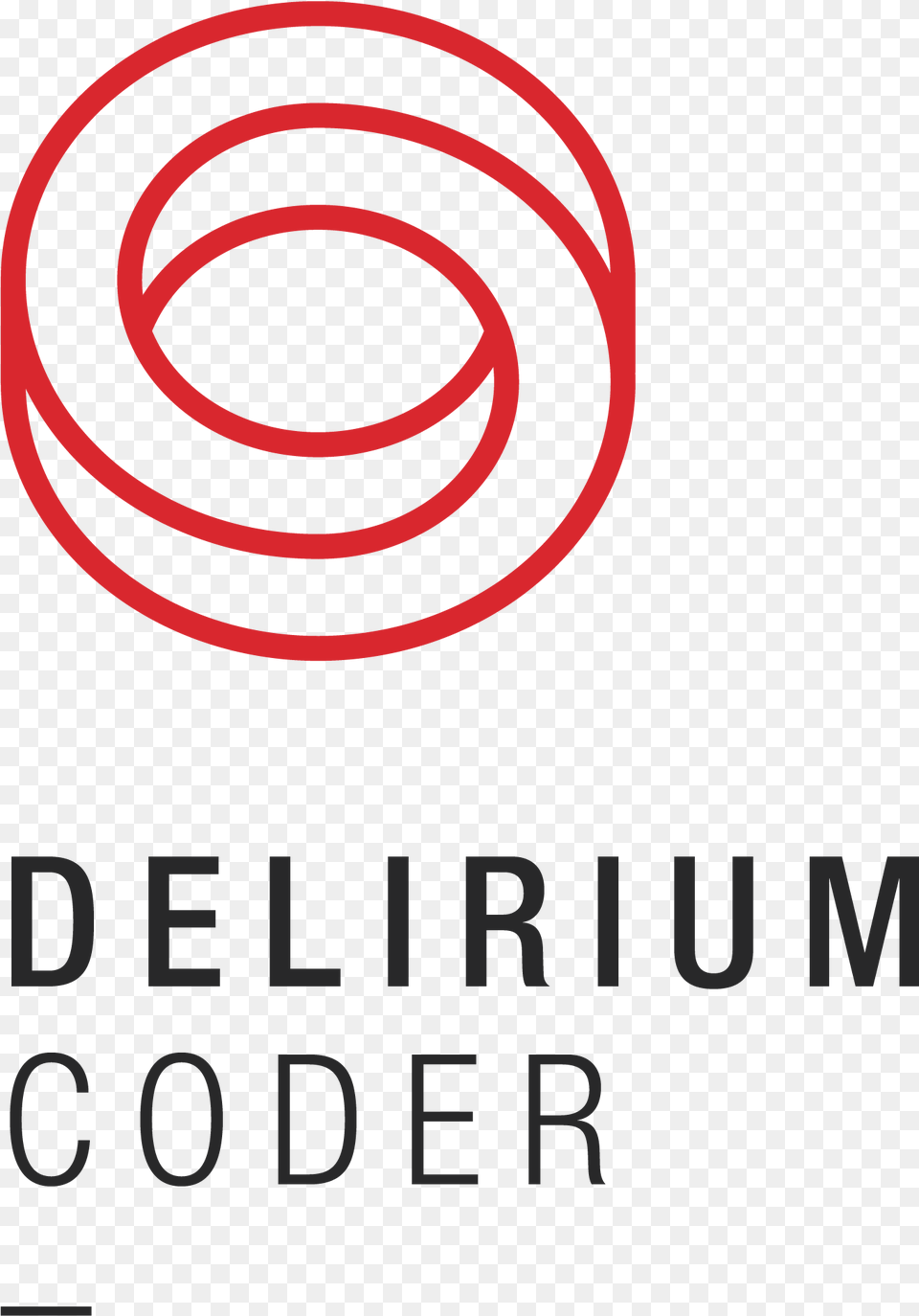 Delirium Coder Logo Circle, Spiral Png Image
