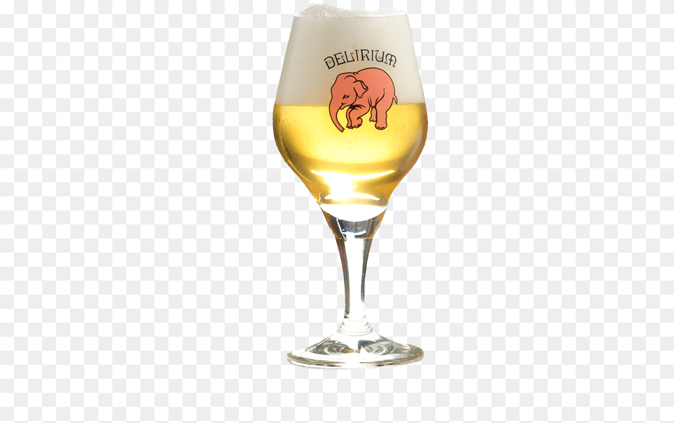 Delirium Deliria Wine Glass, Alcohol, Beer, Beverage, Lager Free Transparent Png