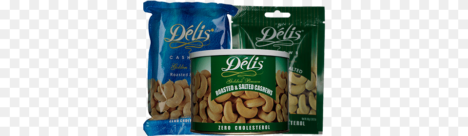 Delis Brands Cashew Nuts Are Roasted In Oil For Those Cashew, Food, Nut, Plant, Produce Png Image