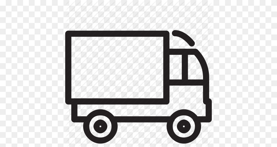 Deliver Delivery Moving Online Shipping Truck Van Icon, Gate, Transportation, Vehicle, Wagon Png Image