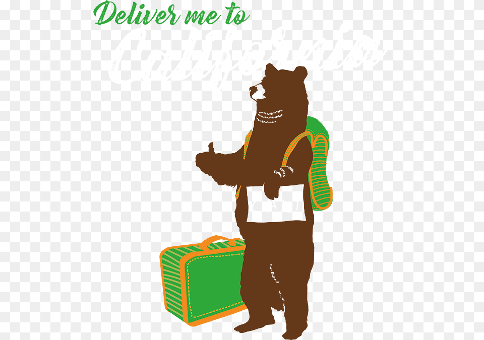 Deliver Me To California Bear Stock Transfer, Person Free Transparent Png