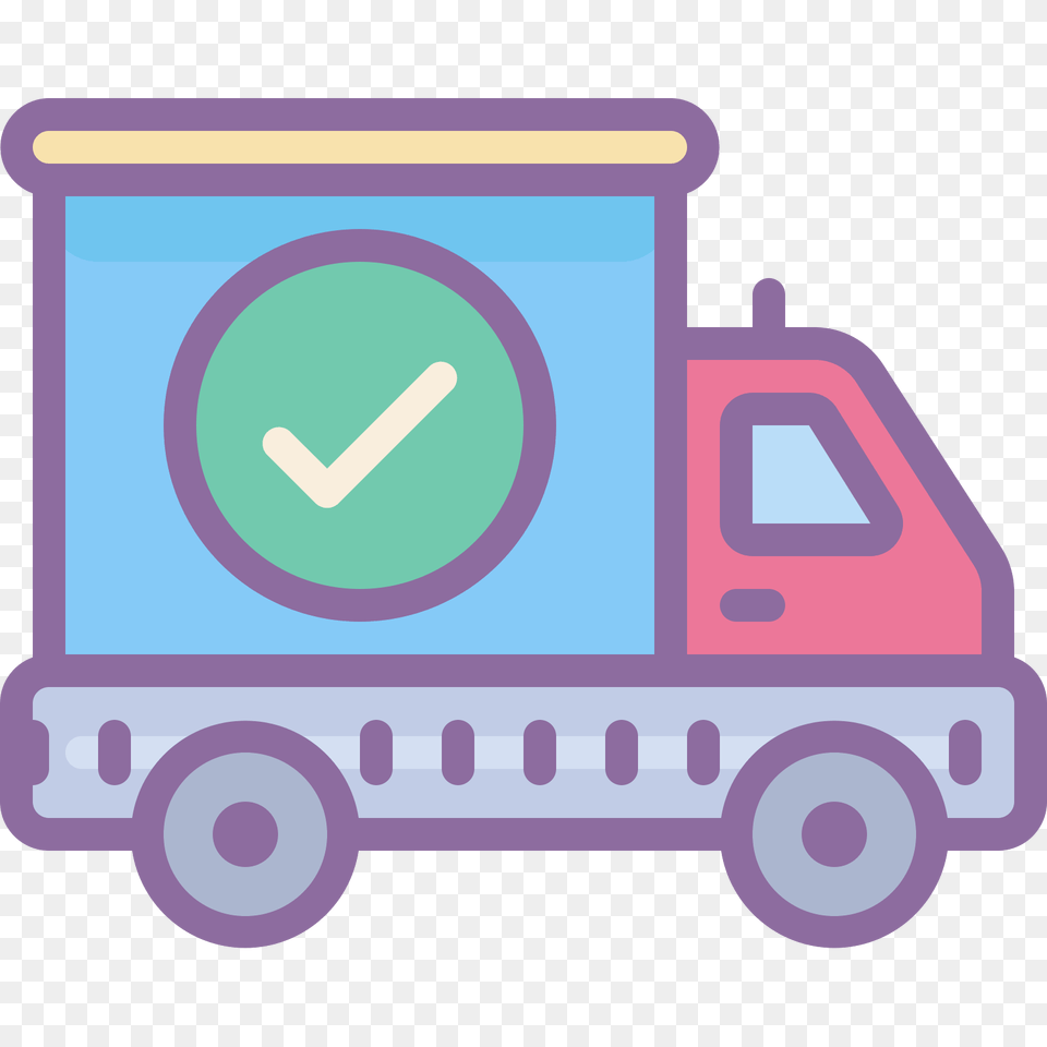 Delivered, Moving Van, Transportation, Van, Vehicle Png Image