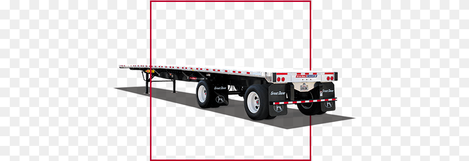 Delivers Superior Performance Increased Payload And 53 Foot Flatbed Trailer Great Dane, Trailer Truck, Transportation, Truck, Vehicle Free Png Download