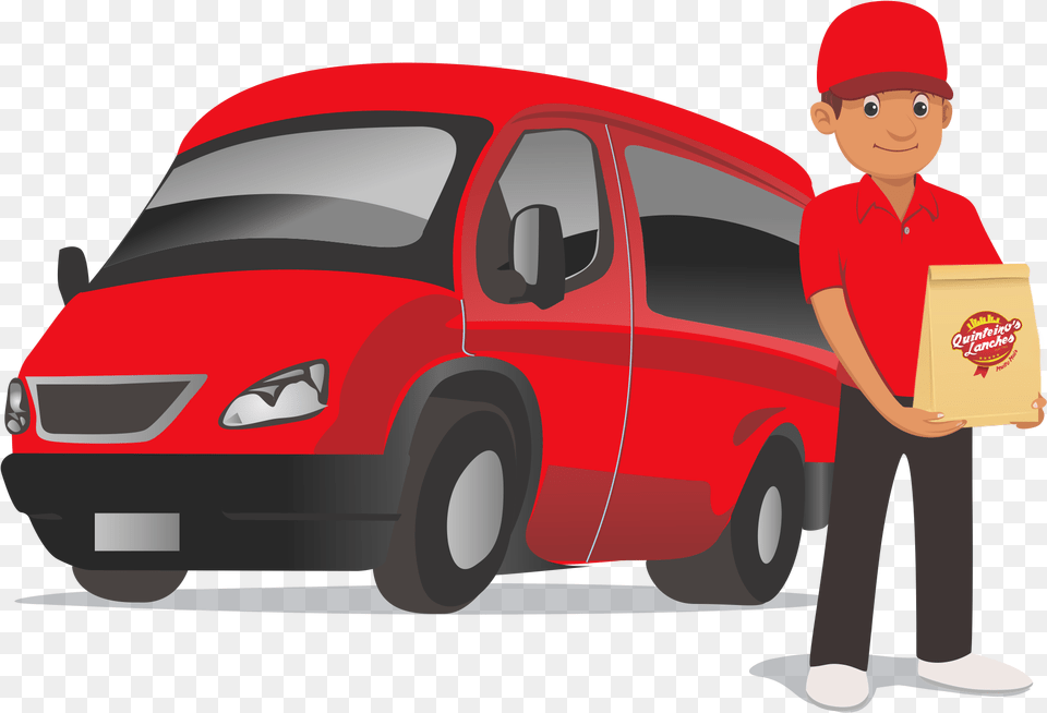 Delivery Car Logo Delivery Car, Box, Person, Cardboard, Carton Free Png Download