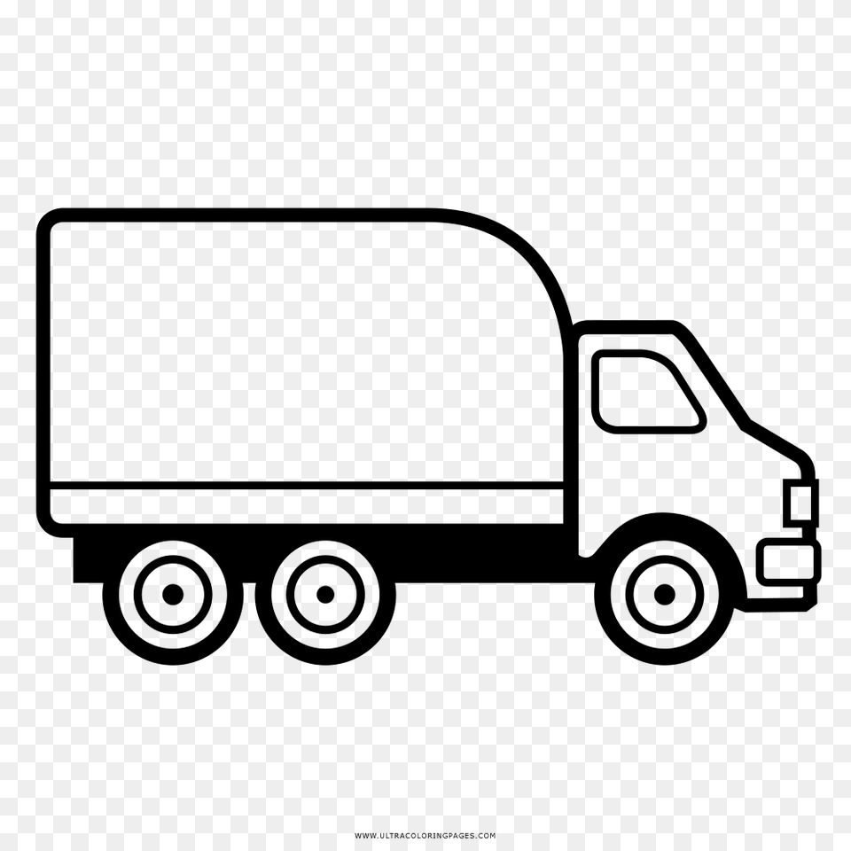 Delivery Clipart Commercial Vehicle, Gray Png