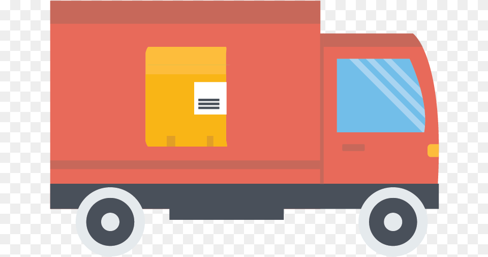 Delivery Clipart Courier Van Car, Moving Van, Transportation, Vehicle Png Image