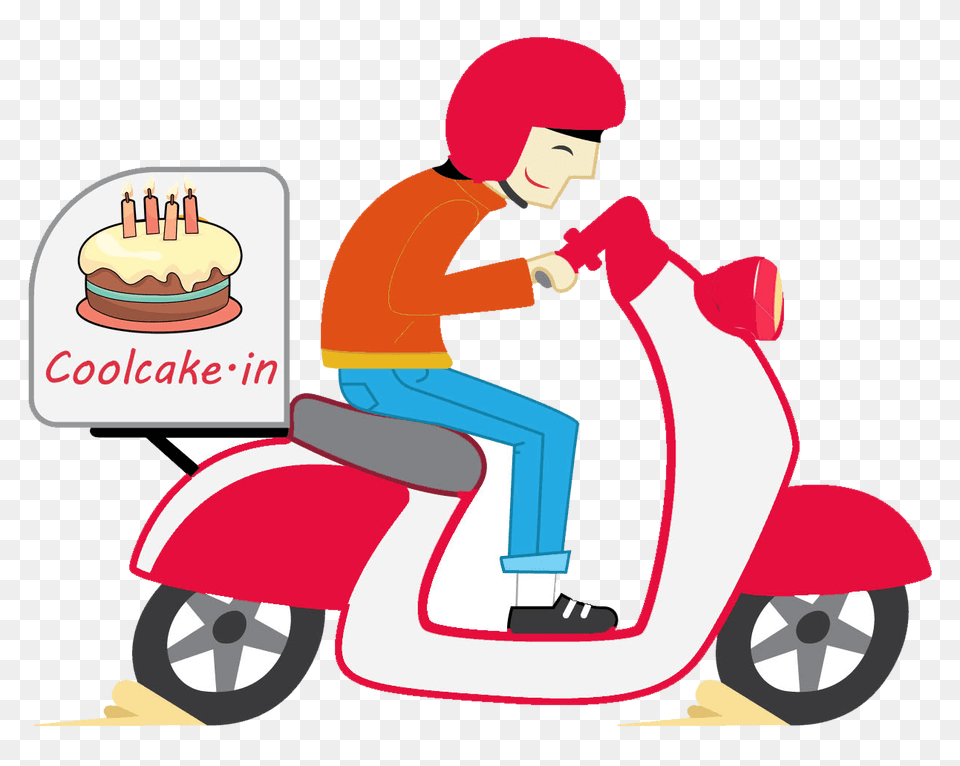 Delivery Clipart Delivery Scooter, Vehicle, Transportation, Burger, Food Png