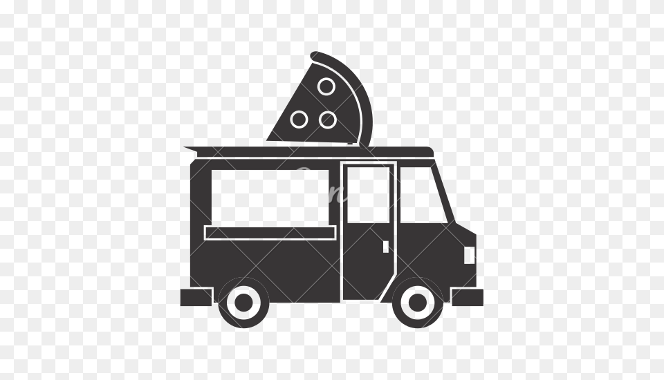 Delivery Clipart Food Truck, Caravan, Transportation, Van, Vehicle Free Transparent Png
