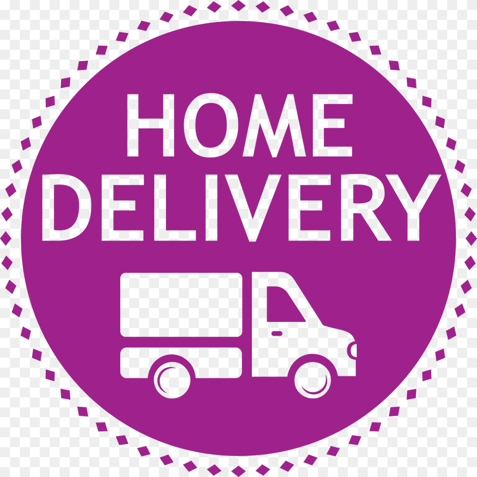 Delivery Clipart Home Delivery San Francisco Fire Credit Union, Sticker, Logo, Disk Free Png Download