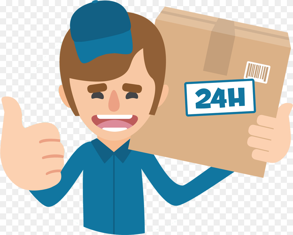 Delivery Courier Dhl Express Service E Commerce Clipart Cod Cash On Delivery, Person, Hand, Finger, Box Png Image
