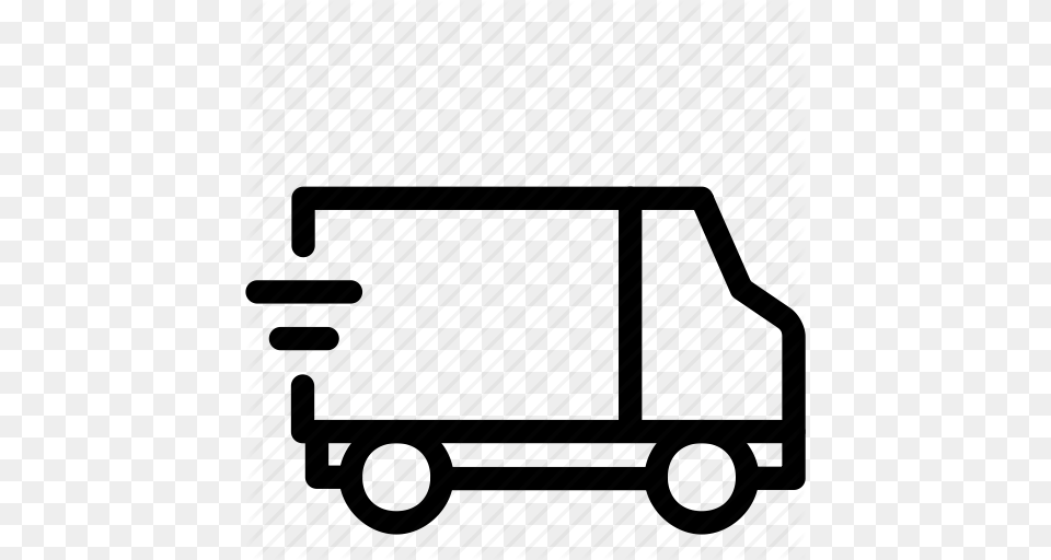 Delivery Express Fast Shipping Shopping Transport Van Icon, Moving Van, Transportation, Vehicle, Bus Free Png Download