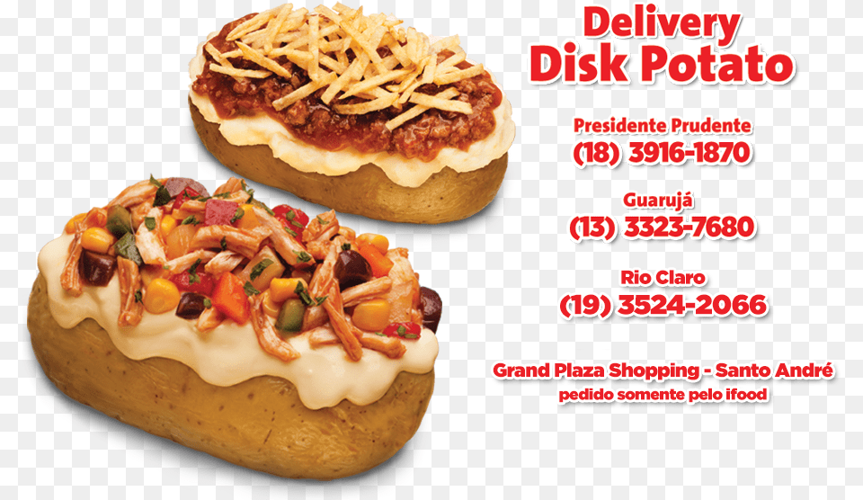 Delivery Roasted Potato Batata Recheada, Bread, Food Png