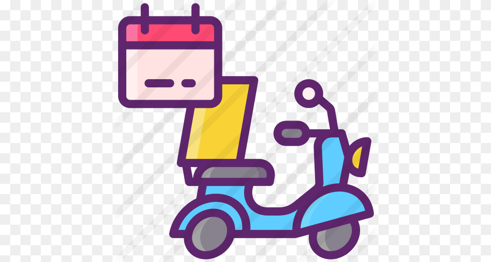 Delivery Scheduled Girly, Scooter, Transportation, Vehicle, Moped Free Png Download