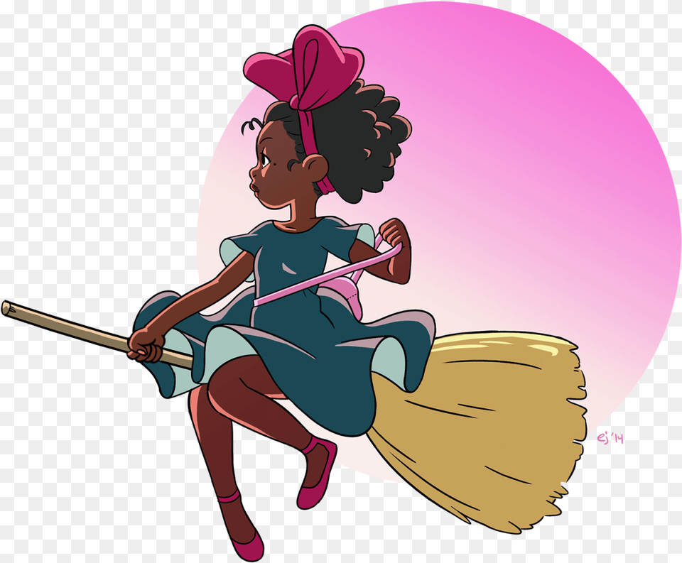 Delivery Service Kiki39s Delivery Service Fanart, Cleaning, Person, Face, Head Free Png Download