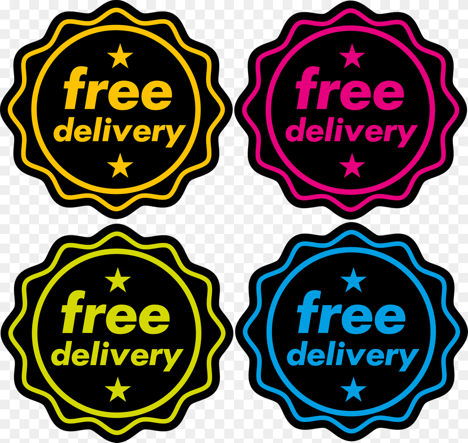 Delivery Signs Clipart, Logo, Badge, Symbol, Dynamite Png Image