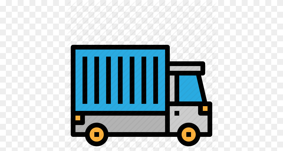 Delivery Transport Transportation Truck Icon, Moving Van, Van, Vehicle Png