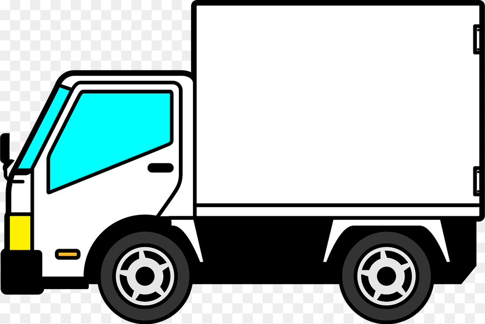 Delivery Truck Clipart, Moving Van, Transportation, Van, Vehicle Png