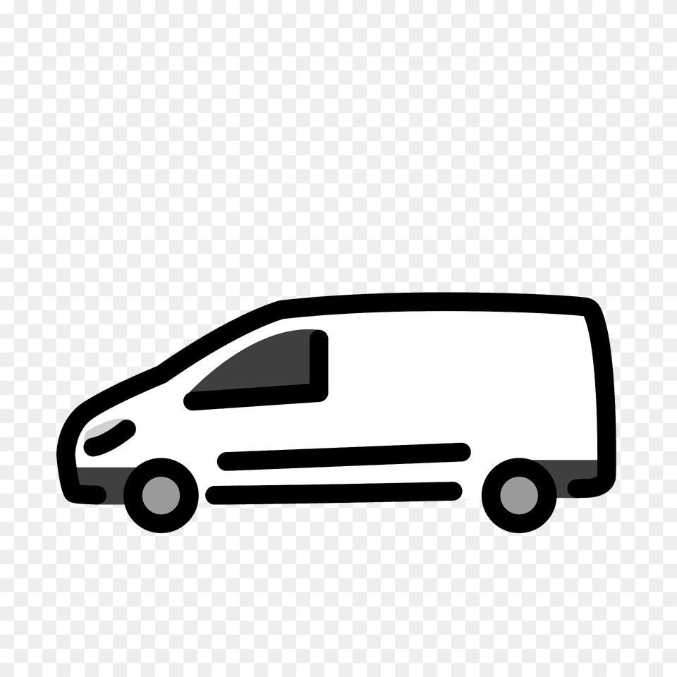 Delivery Truck Emoji Clipart, Vehicle, Van, Transportation, Moving Van Png