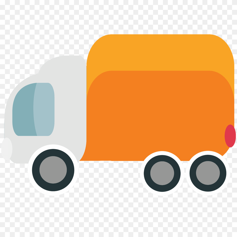 Delivery Truck Emoji Clipart, Vehicle, Van, Transportation, Moving Van Png Image