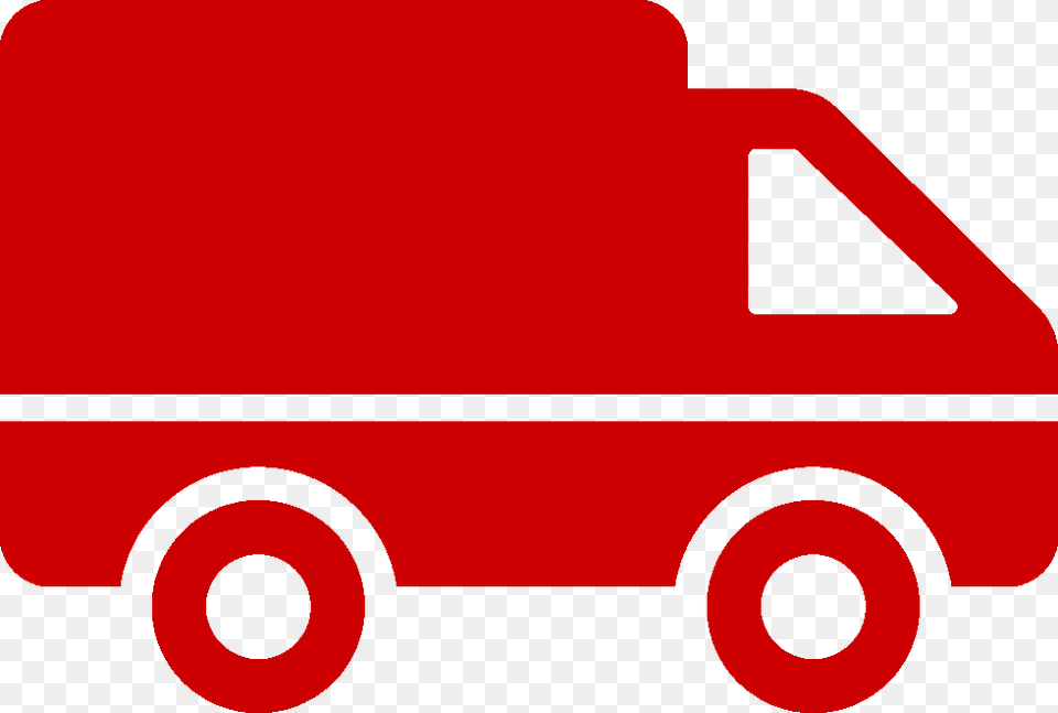 Delivery Truck Icon, Maroon Free Png Download