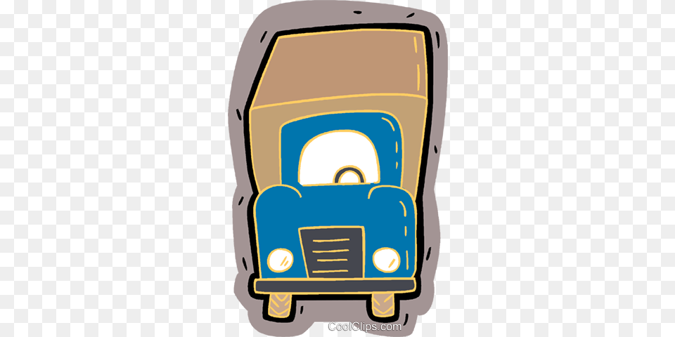 Delivery Truck Royalty Vector Clip Art Illustration, Bulldozer, Machine Png Image