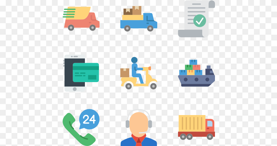 Delivery Truck Sales And Distribution Icon, Baby, Person, Machine, Wheel Free Png