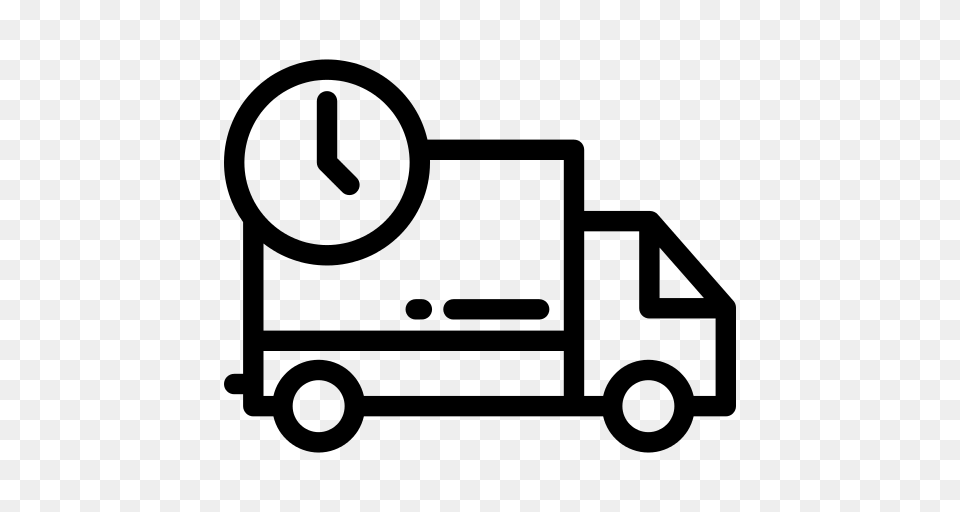 Delivery Truck Truck Icon, Gray Png Image