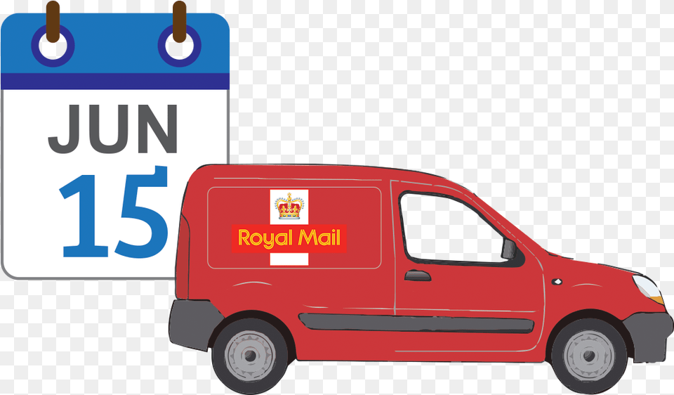 Delivery Van Clipart Royal Mail Van, Transportation, Vehicle, Moving Van, Text Png
