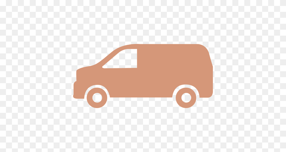 Delivery Van Silhouette Icon, Transportation, Vehicle, Moving Van, Car Png