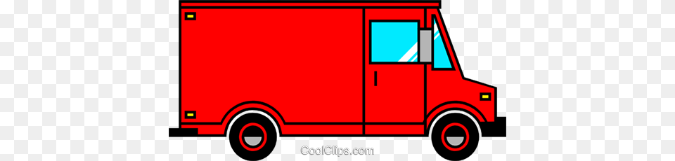 Delivery Vans Royalty Vector Clip Art Illustration, Moving Van, Transportation, Van, Vehicle Free Transparent Png
