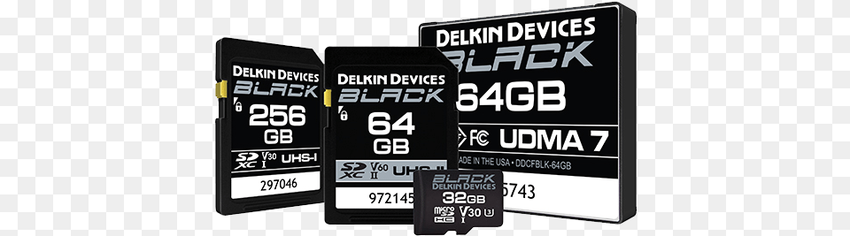 Delkin Black Sd Memory Card Memory Card, Computer Hardware, Electronics, Hardware, Scoreboard Free Png Download