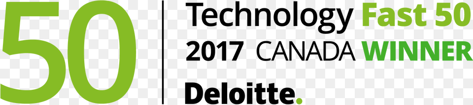 Deloitte Fast 50 Winner Logo Deloitte Fast 50 2017, Green, Number, Symbol, Text Png Image