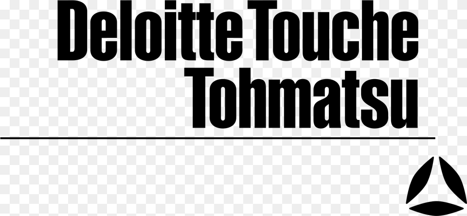 Deloitte Touche Tohmatsu Logo Transparent Deloitte Touche Tohmatsu Logo, Gray Free Png