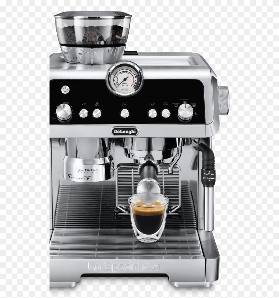 Delonghi New Coffee Machine, Cup, Beverage, Coffee Cup, Espresso Free Transparent Png