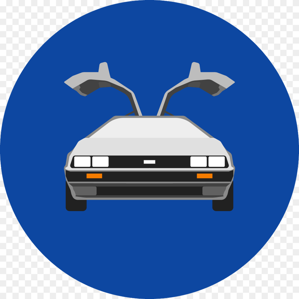 Delorean, Transportation, Vehicle, Car Free Transparent Png