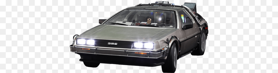 Delorean Front Back To The Future, Alloy Wheel, Vehicle, Transportation, Tire Free Png