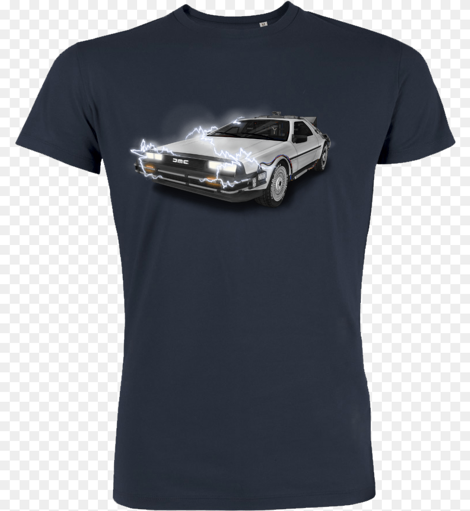 Delorean T Shirt Stanley T Shirt Navy, Clothing, T-shirt, Alloy Wheel, Vehicle Png Image