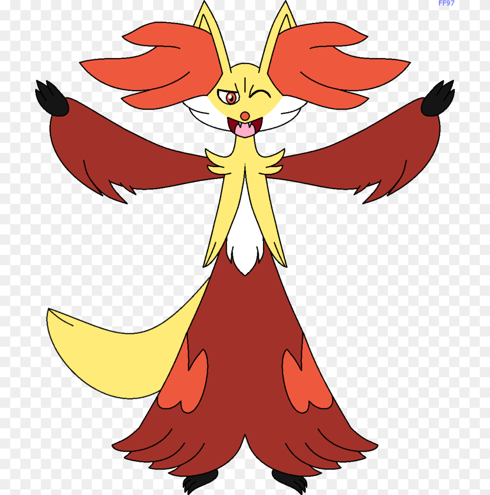 Delphox Wants A Hug Delphox Hug, Cartoon, Adult, Female, Person Free Png Download