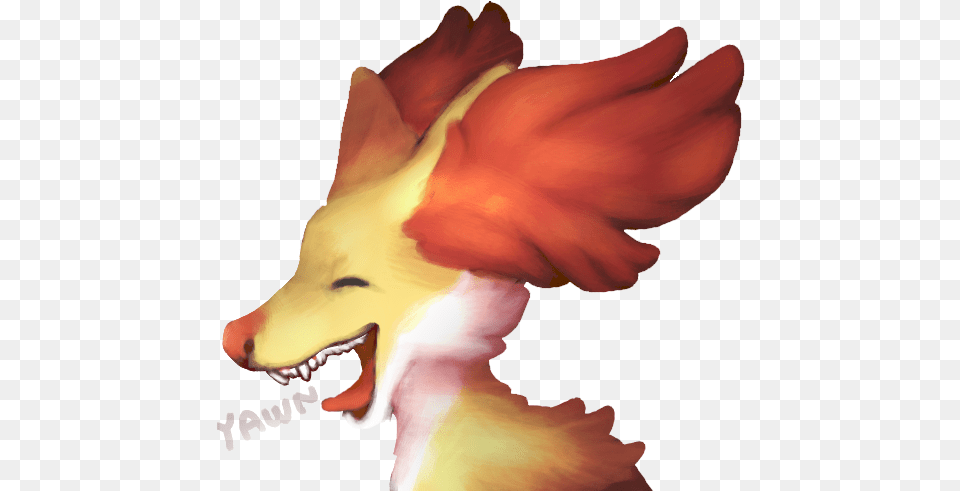 Delphox Yawn Fox, Flower, Plant, Rose, Animal Png