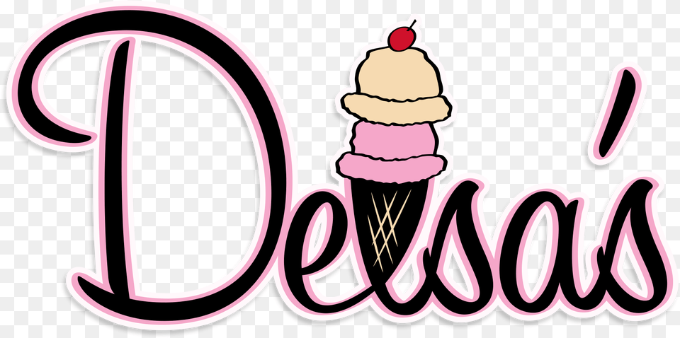 Delsas Homemade Ice Cream Restaurant Girly, Dessert, Food, Ice Cream Free Png