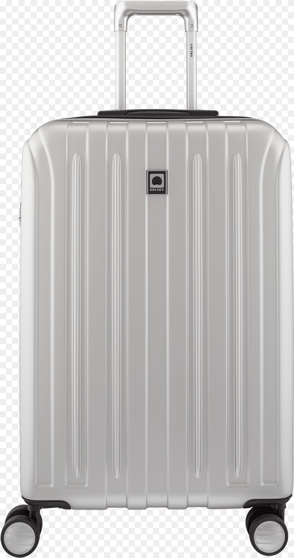 Delsey Vavin Securite S Spinner Polycarbonate Silver, Baggage, Suitcase, Device, Grass Png Image